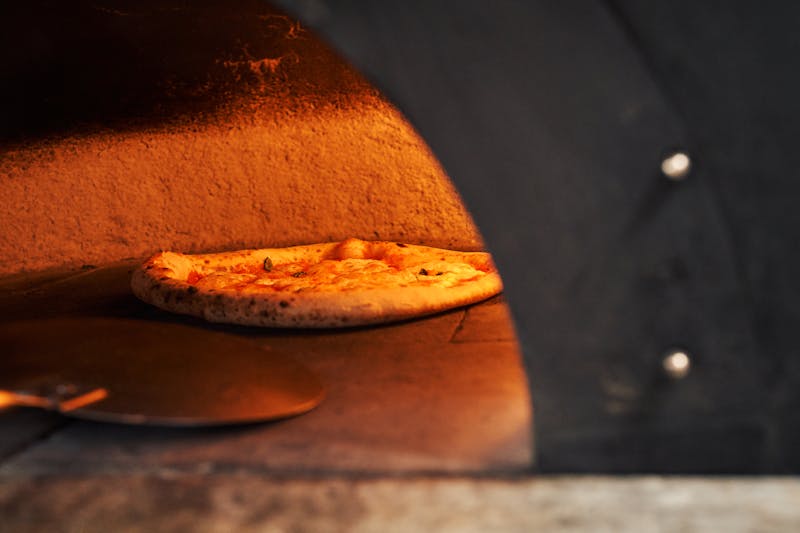 The legendary coal fired oven at Anthony's coal fired pizza reaching 900°F